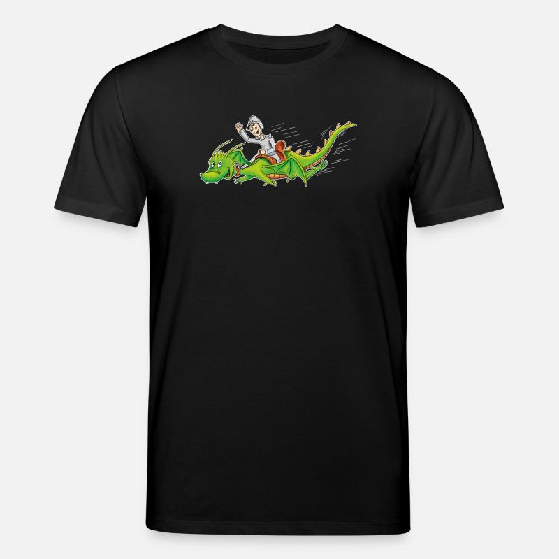 Drachenritter - Stanley/Stella Unisex Bio-T-Shirt CREATOR  - Schwarz