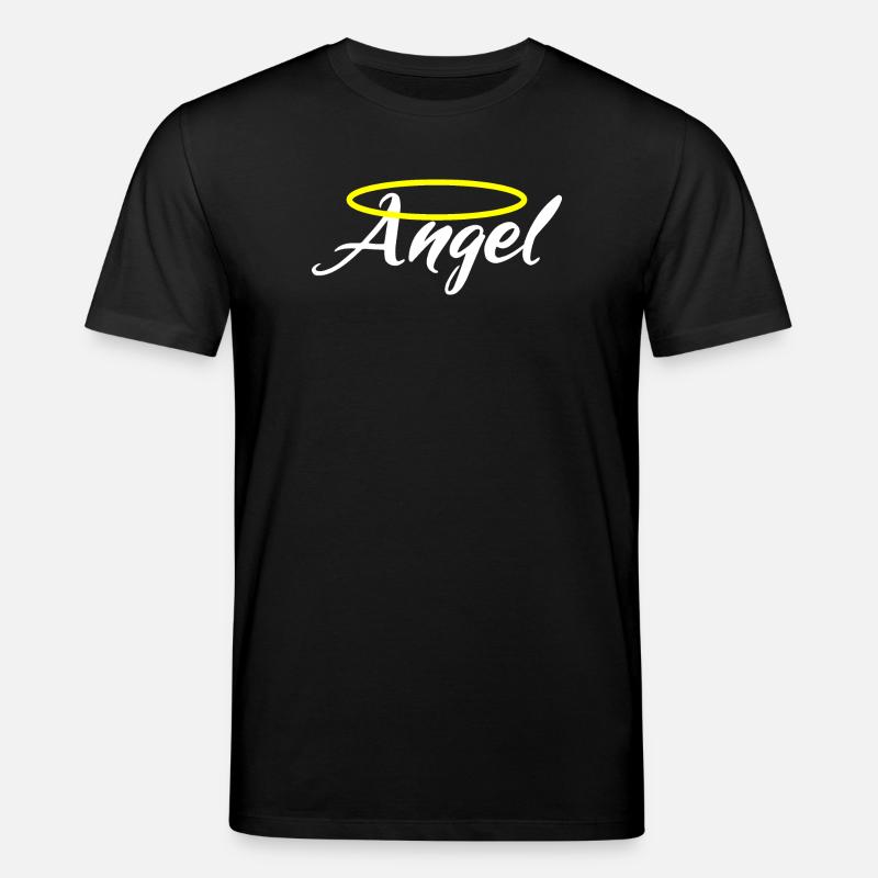 Ich bin ein Engel - Angel - Stanley/Stella Unisex Bio-T-Shirt CREATOR  - Schwarz