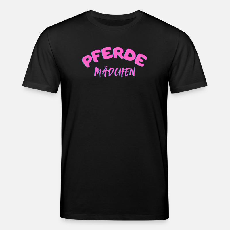 Pferdemaedchen - Stanley/Stella Unisex Bio-T-Shirt CREATOR  - Schwarz