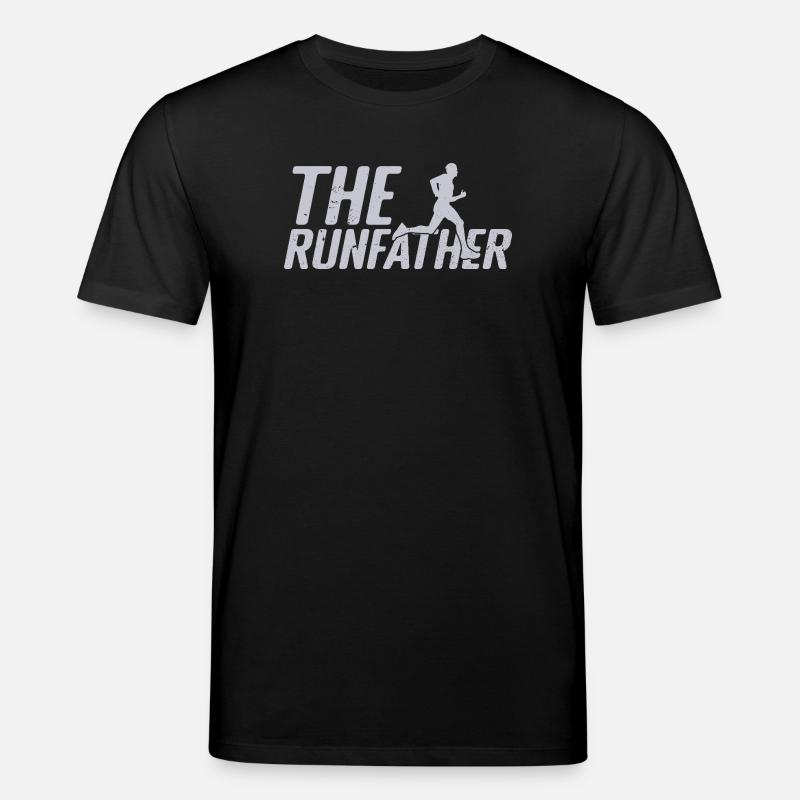 Marathon Runner The Runfather Running - Stanley/Stella Unisex Bio-T-Shirt CREATOR - Schwarz