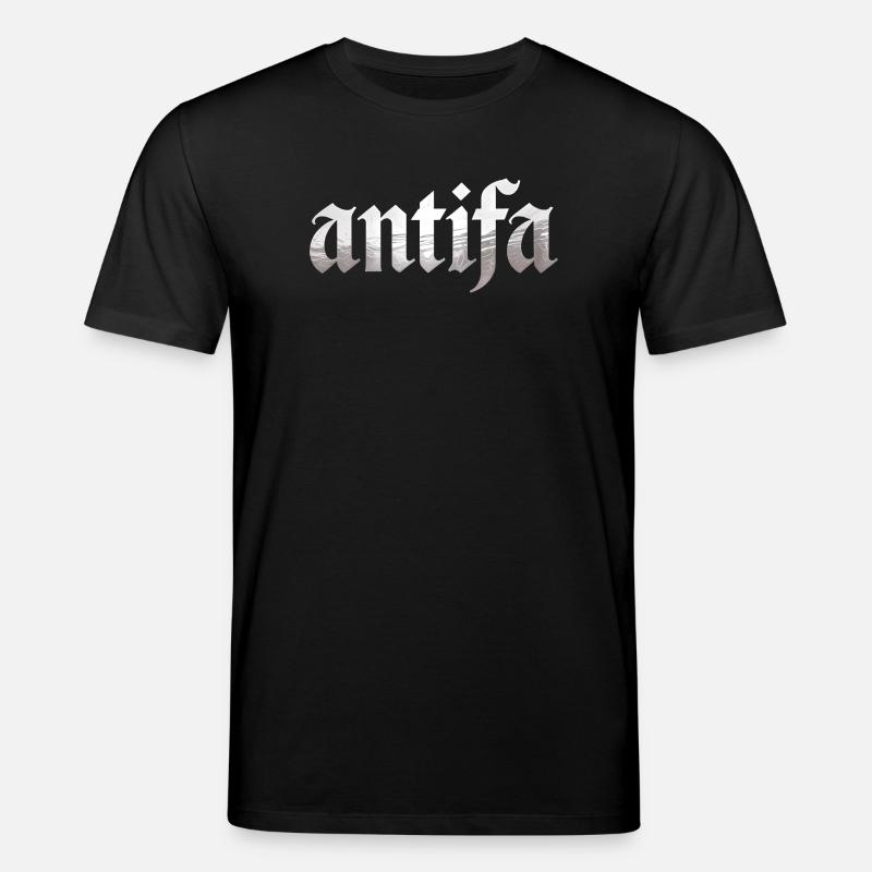 Antifa – Antifaschistisches Merch - Stanley/Stella Unisex Bio-T-Shirt CREATOR  - Schwarz