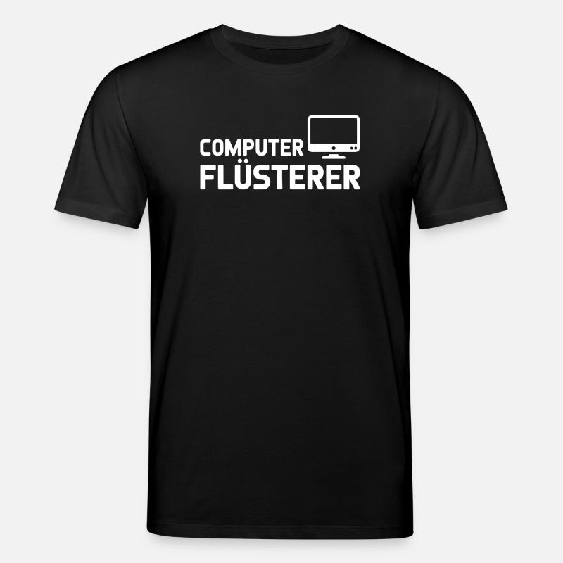 Pixel Computer Nebula Pattern - Stanley/Stella CREATOR Unisex Organic T-Shirt - black