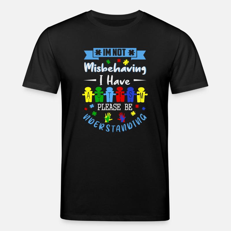 Ich habe Autismus - Stanley/Stella Unisex Bio-T-Shirt CREATOR  - Schwarz