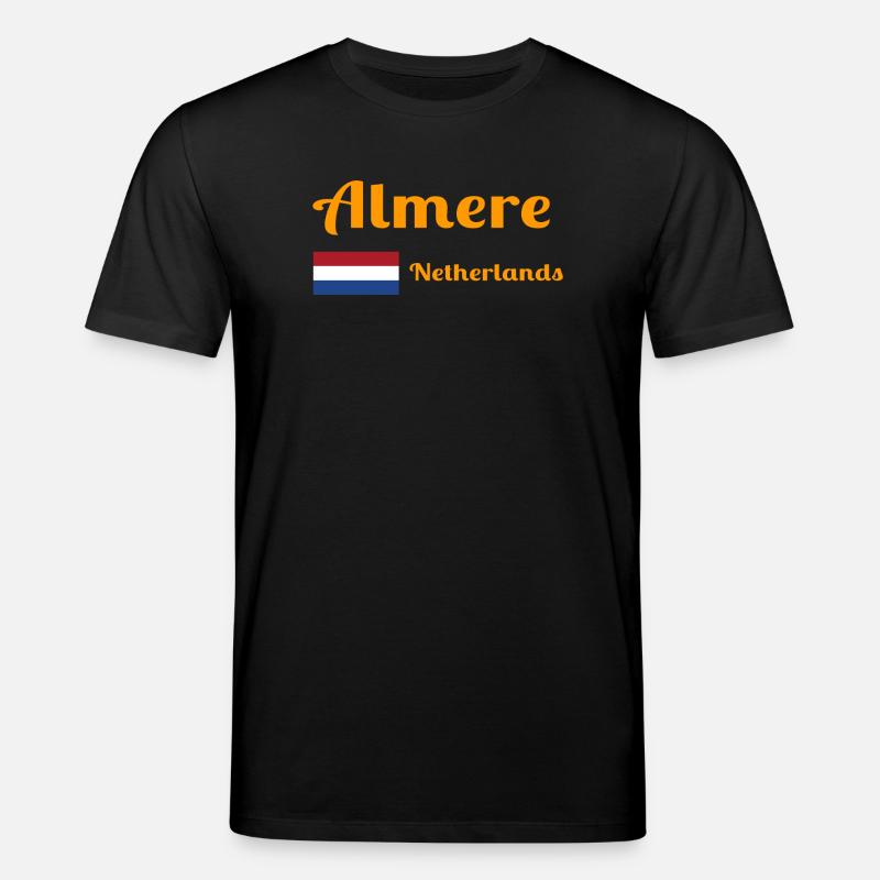 Almere Pays-Bas - Imprimés élégants - T-shirt bio CREATOR Stanley/Stella Unisexe - noir