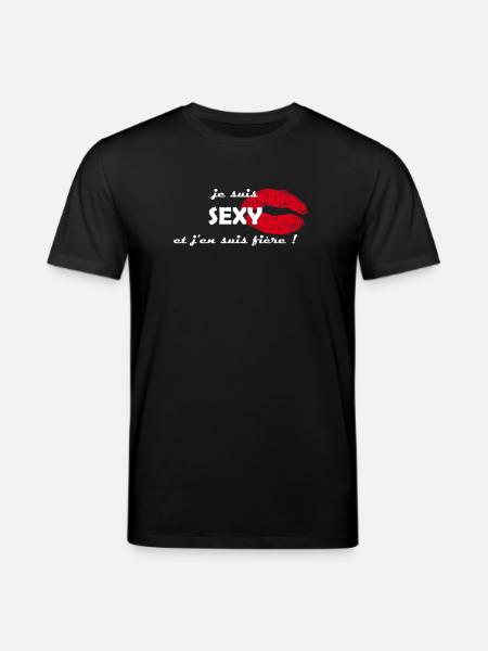 je suis sexy - T-shirt bio CREATOR Stanley/Stella Unisexe - noir