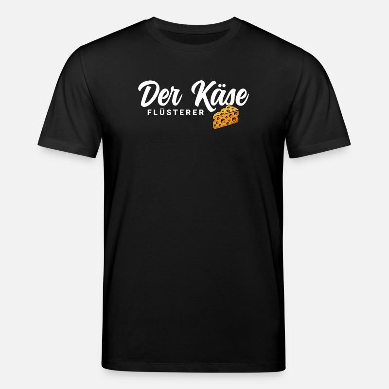 Der Käse Flüsterer - Stanley/Stella Unisex Bio-T-Shirt CREATOR  - Schwarz