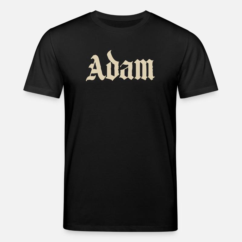 Chemise Adam Gothic Script - T-shirt bio CREATOR Stanley/Stella Unisexe - noir