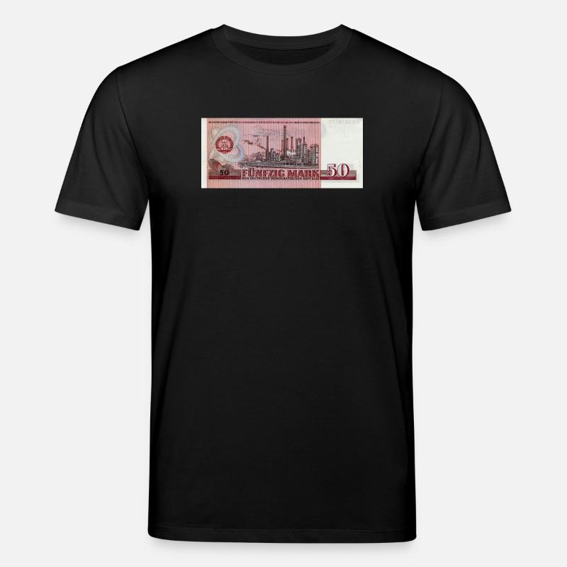 50 marks de la RDA - T-shirt bio CREATOR Stanley/Stella Unisexe - noir