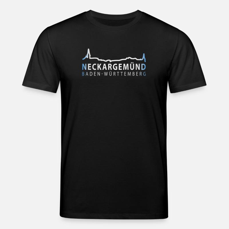 Neckargemünd - Silhouette - Stanley/Stella Unisex Bio-T-Shirt CREATOR  - Schwarz