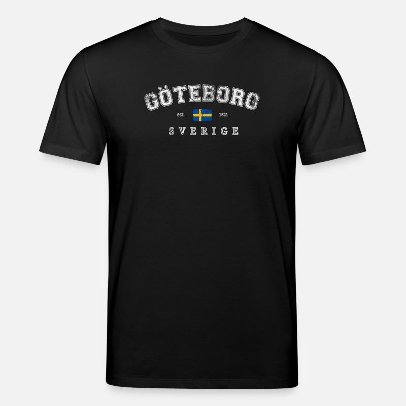 Göteborg Suède - T-shirt bio CREATOR Stanley/Stella Unisexe - noir