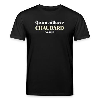 Quincaillerie Chaudard Vesoul - La 7eme Compagnie - T-shirt bio CREATOR Stanley/Stella Unisexe - noir - Devant - Alina (178cm) & Michal (187cm)