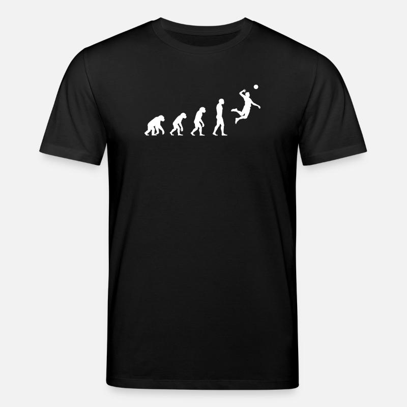 Evolution volleyball  - Stanley/Stella CREATOR Unisex Organic T-Shirt - black
