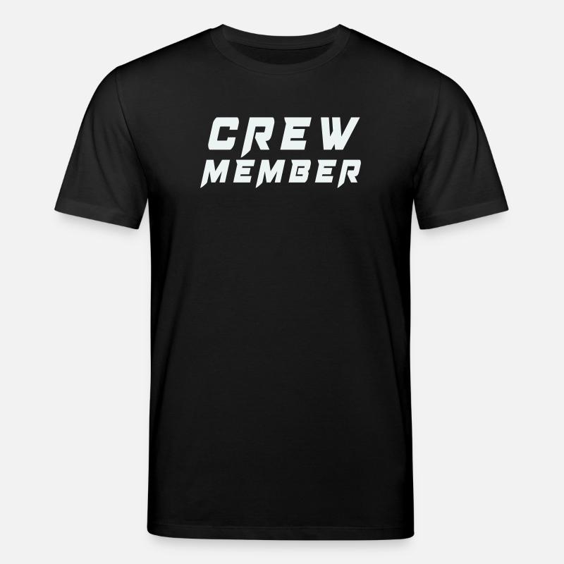 Crew Member Patch Tee - Stanley/Stella CREATOR Unisex Organic T-Shirt - black