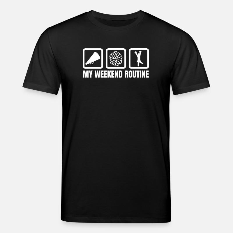 Meine Wochenendroutine - Stanley/Stella Unisex Bio-T-Shirt CREATOR  - Schwarz