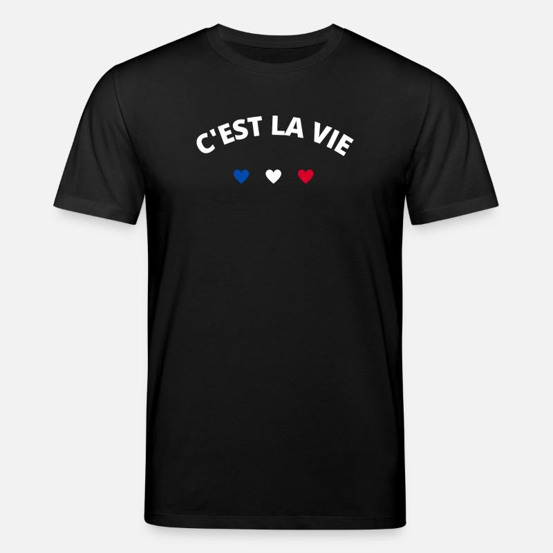 C'est la vie - T-shirt bio CREATOR Stanley/Stella Unisexe - noir