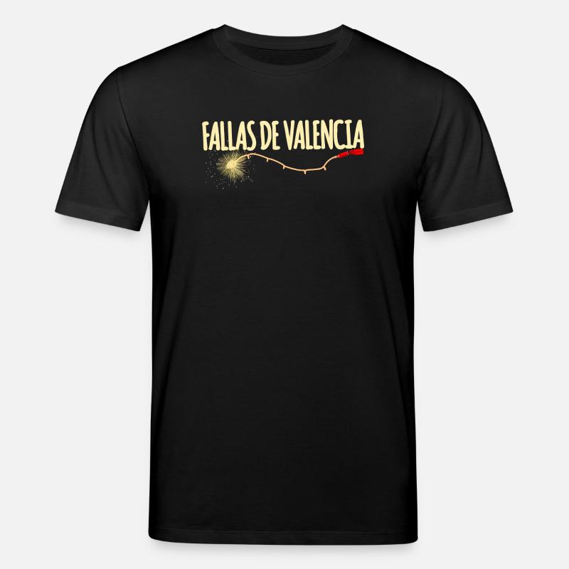 Fallas de Valencia Traca - T-shirt bio CREATOR Stanley/Stella Unisexe - noir