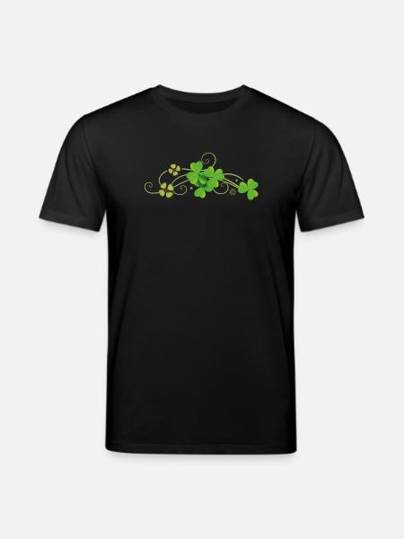 Kleeblätter Klee - Stanley/Stella Unisex Bio-T-Shirt CREATOR - Schwarz