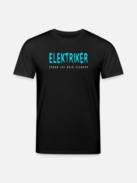 Elektriker Handwerker Design - Stanley/Stella Unisex Bio-T-Shirt CREATOR - Schwarz