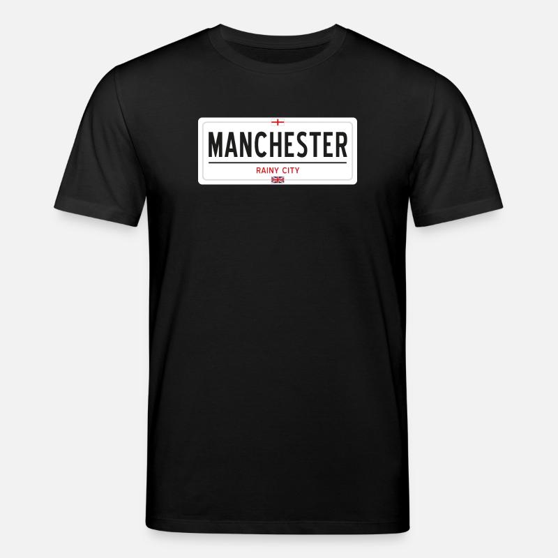Manchester town sign - Stanley/Stella CREATOR Unisex Organic T-Shirt - black