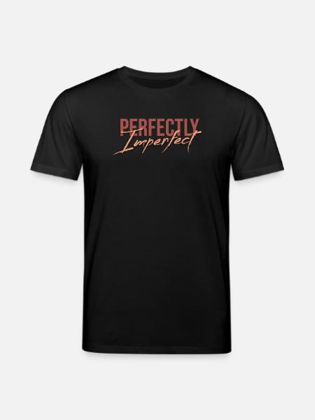 Perfectly Imperfect - Stanley/Stella CREATOR Unisex Organic T-Shirt - black