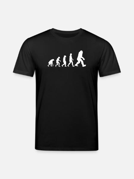 Bigfoot Sasquatch Cache-cache Dictons - T-shirt bio CREATOR Stanley/Stella Unisexe - noir