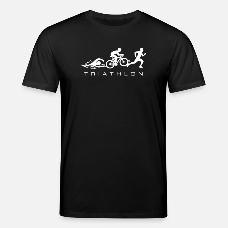 Triathlon Sport Triathlet - Stanley/Stella Unisex Bio-T-Shirt CREATOR - Schwarz