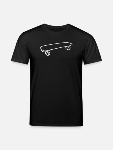 Skateboard Sketch - Stanley/Stella CREATOR Unisex Organic T-Shirt - black