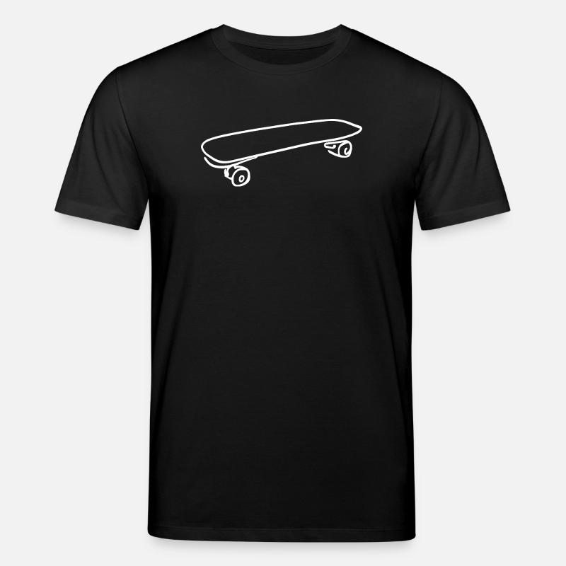 Skateboard Sketch - Stanley/Stella CREATOR Unisex Organic T-Shirt - black