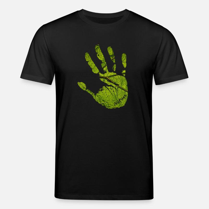 Hand Natur - Stanley/Stella Unisex Bio-T-Shirt CREATOR  - Schwarz
