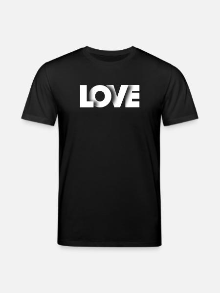 AMOUR - T-shirt bio CREATOR Stanley/Stella Unisexe - noir