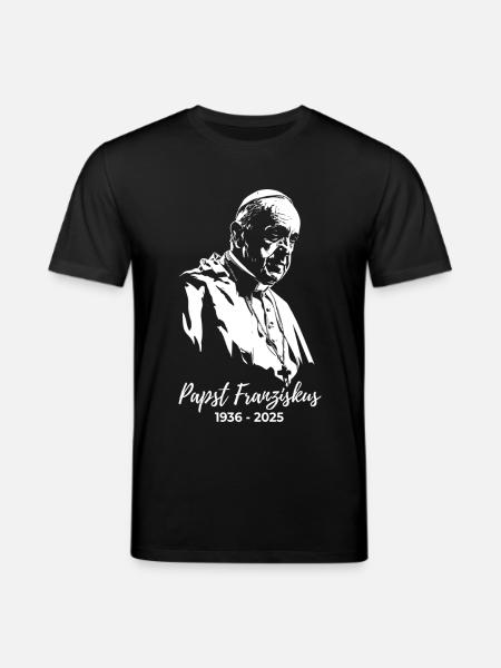 Pope Francis - Holy Father - Stanley/Stella CREATOR Unisex Organic T-Shirt - black