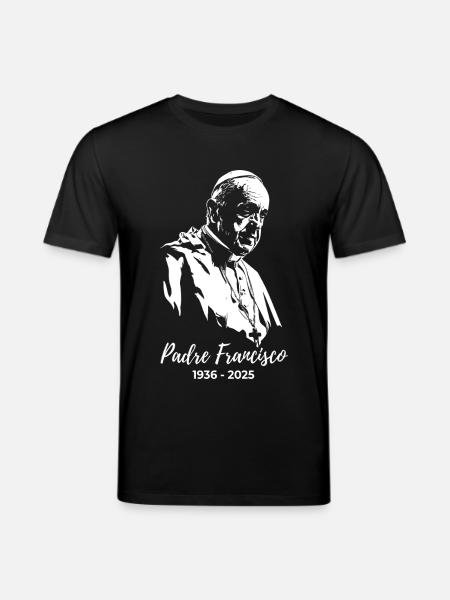 Pope Francis - Holy Father - Stanley/Stella CREATOR Unisex Organic T-Shirt - black