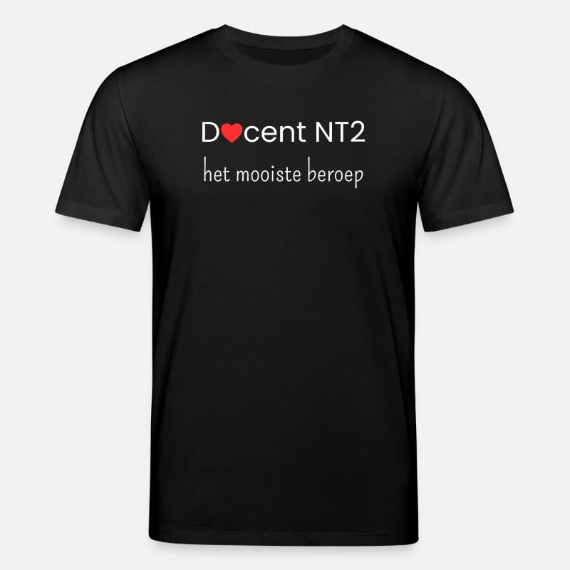Enseignant NT2 : la meilleure profession - T-shirt bio CREATOR Stanley/Stella Unisexe - noir