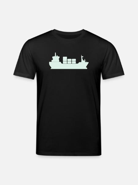 Cargo à conteneurs Silhouette - T-shirt bio CREATOR Stanley/Stella Unisexe - noir