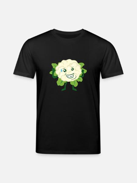 Funny cauliflower - Stanley/Stella CREATOR Unisex Organic T-Shirt - black