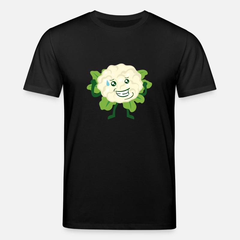 Lustiger Blumenkohl - Stanley/Stella Unisex Bio-T-Shirt CREATOR  - Schwarz