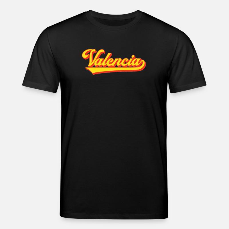 Valencia Script Logo - Stanley/Stella CREATOR Unisex Organic T-Shirt - black