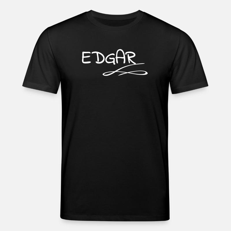 Edgar as a name - Stanley/Stella CREATOR Unisex Organic T-Shirt - black