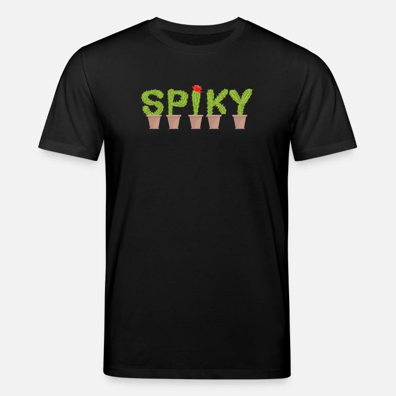 Cactus épineux - Thé de cactus - T-shirt bio CREATOR Stanley/Stella Unisexe - noir