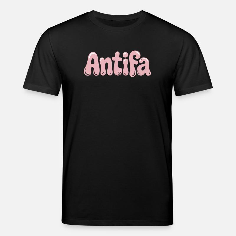 Antifa – Antifaschistisches Merch - Stanley/Stella Unisex Bio-T-Shirt CREATOR  - Schwarz