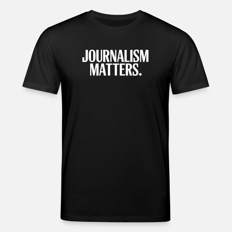 Le journalisme compte - T-shirt bio CREATOR Stanley/Stella Unisexe - noir