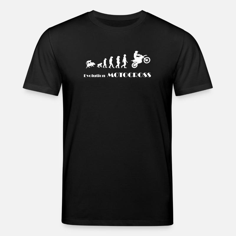 Evolution Motocross Enduro - Stanley/Stella Unisex Bio-T-Shirt CREATOR  - Schwarz