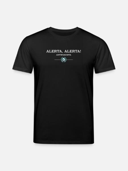 Alerta Antifascista! - T-shirt bio CREATOR Stanley/Stella Unisexe - noir