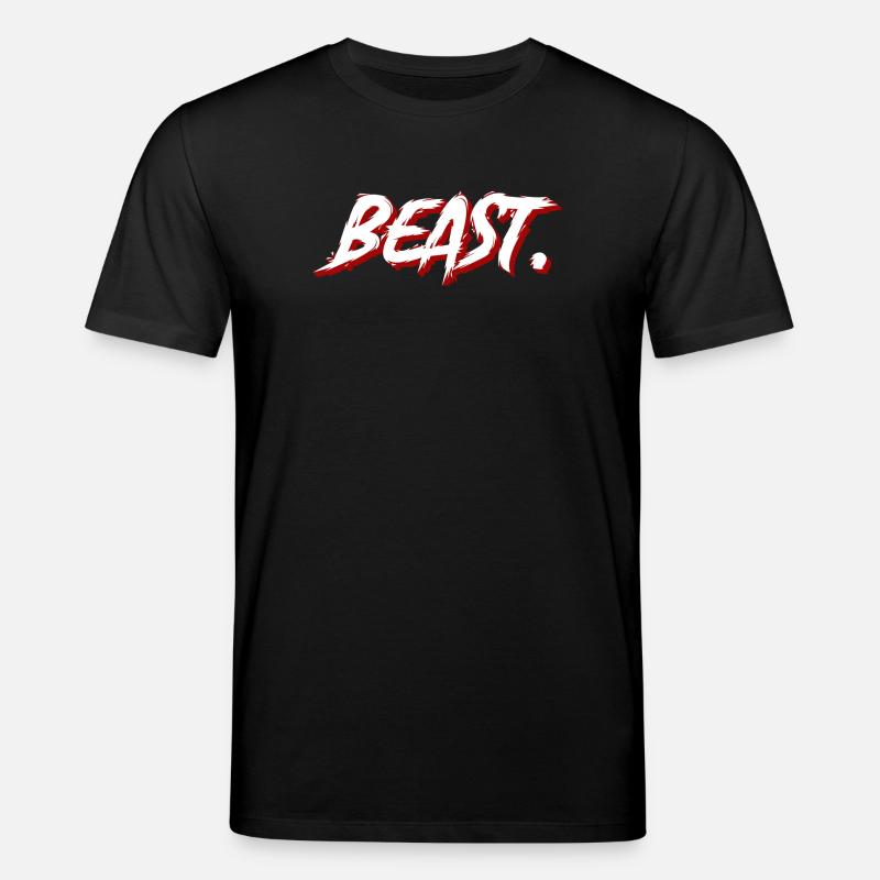 Beast Graffiti Pinseltext - Stanley/Stella Unisex Bio-T-Shirt CREATOR  - Schwarz