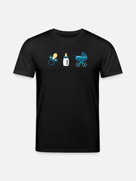 Idée cadeau naissance bébé 2025 - T-shirt bio CREATOR Stanley/Stella Unisexe - noir