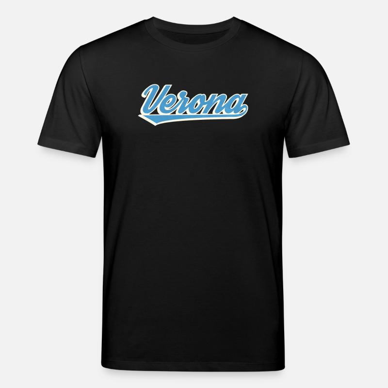 Logo Vérone Blue Script - T-shirt bio CREATOR Stanley/Stella Unisexe - noir