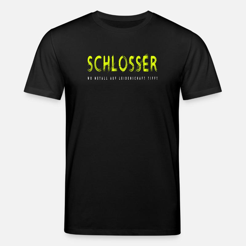 Schlosser Handwerker Design - Stanley/Stella Unisex Bio-T-Shirt CREATOR  - Schwarz