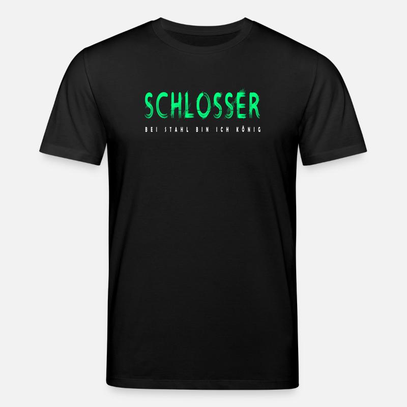 Schlosser Handwerker Design - Stanley/Stella Unisex Bio-T-Shirt CREATOR  - Schwarz