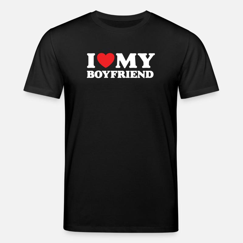 Ich liebe meinen Freund - Stanley/Stella Unisex Bio-T-Shirt CREATOR - Schwarz