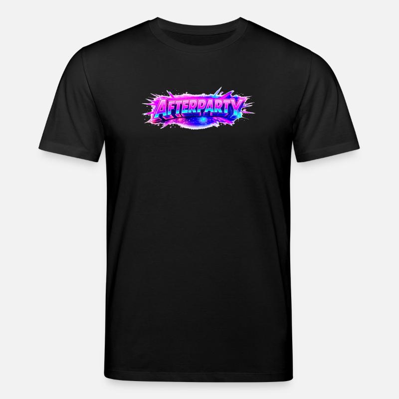 Afterparty Neon Pulse - T-shirt bio CREATOR Stanley/Stella Unisexe - noir